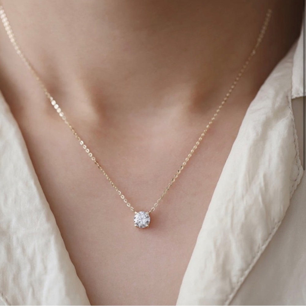 14K Gold Plated Sterling Silver Pendant Necklace